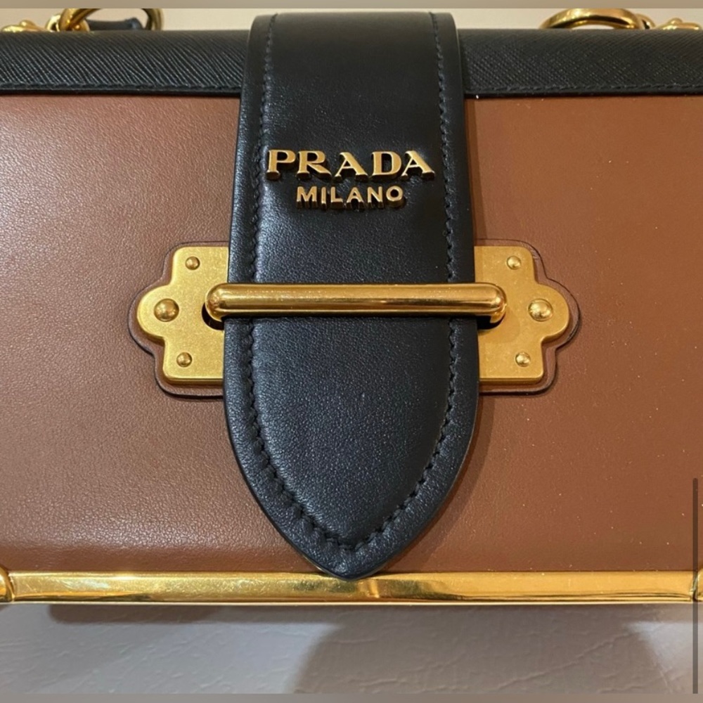 Leather Prada Cahier Bag - Picture 7 of 9